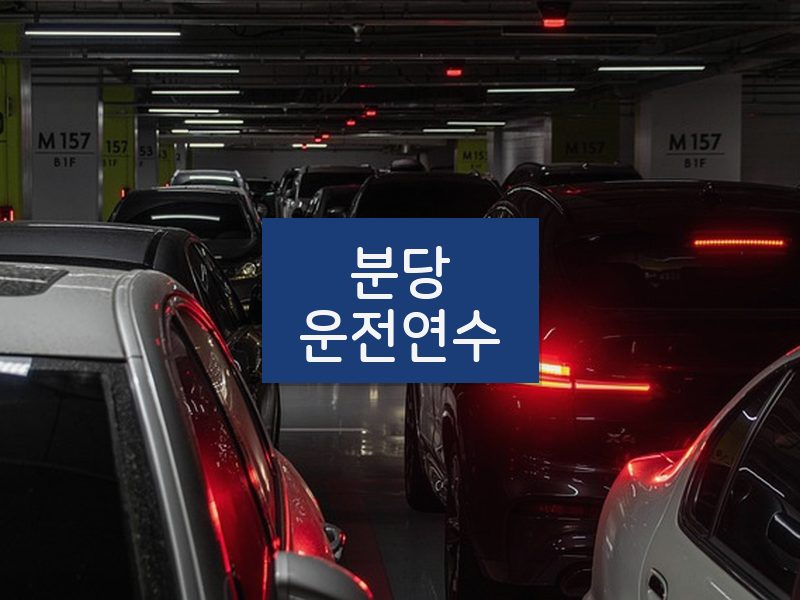 분당운전연수 후기