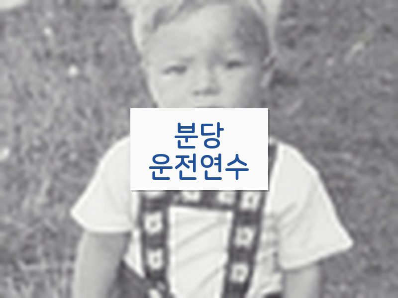 분당운전연수 후기