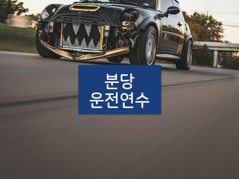 분당운전연수 후기