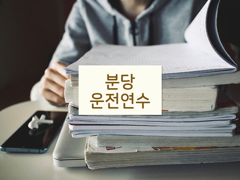 분당운전연수 후기