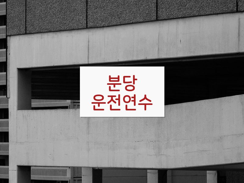 분당운전연수 후기