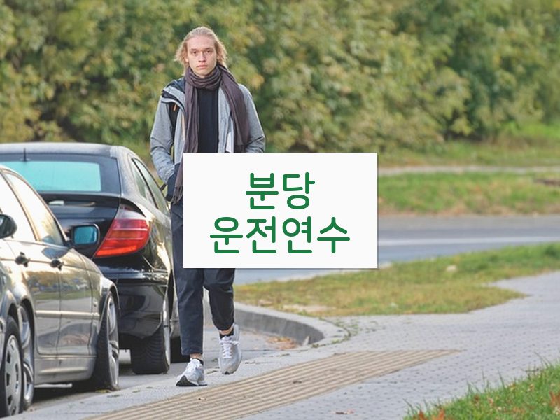 분당운전연수 후기