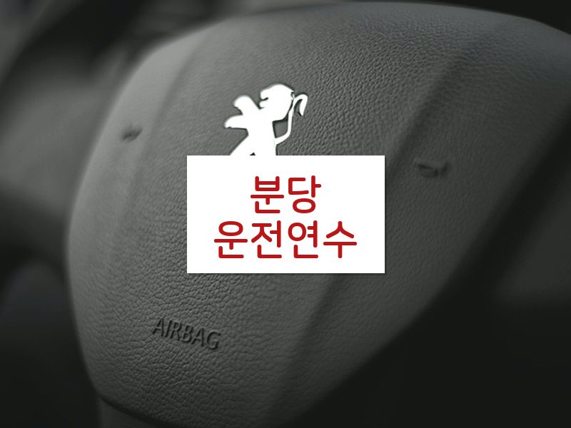 분당운전연수 후기