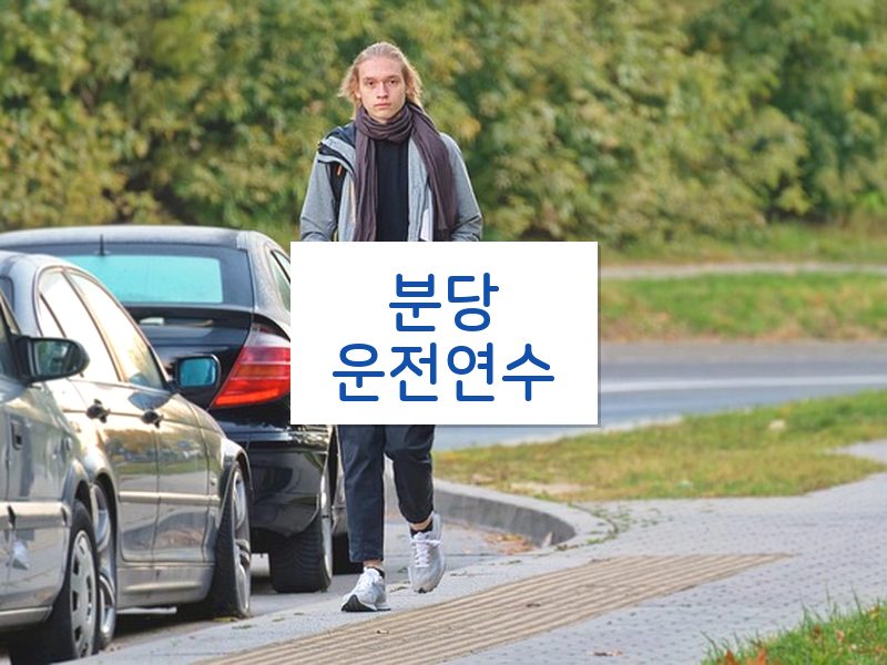 분당운전연수 후기