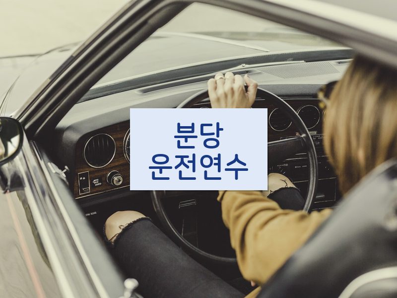 분당운전연수 후기
