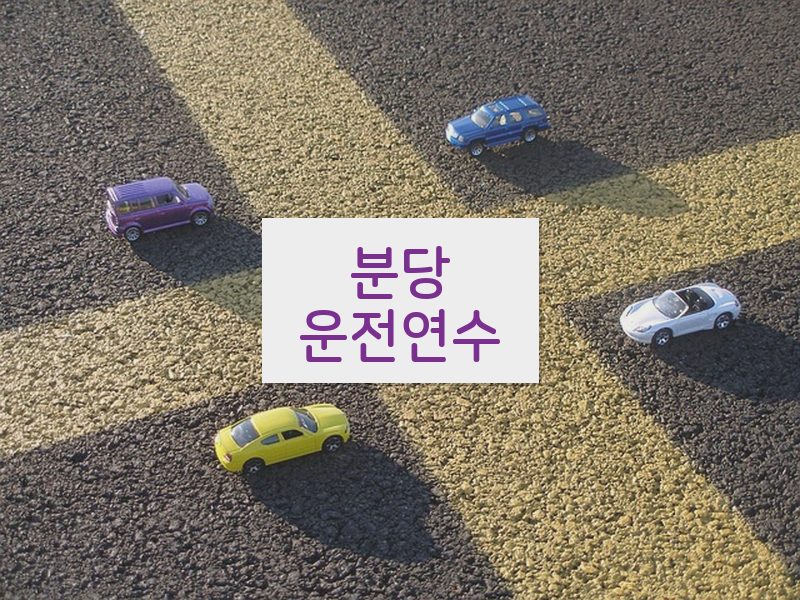 분당운전연수 후기