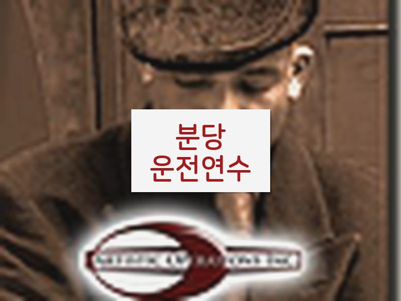 분당운전연수 후기