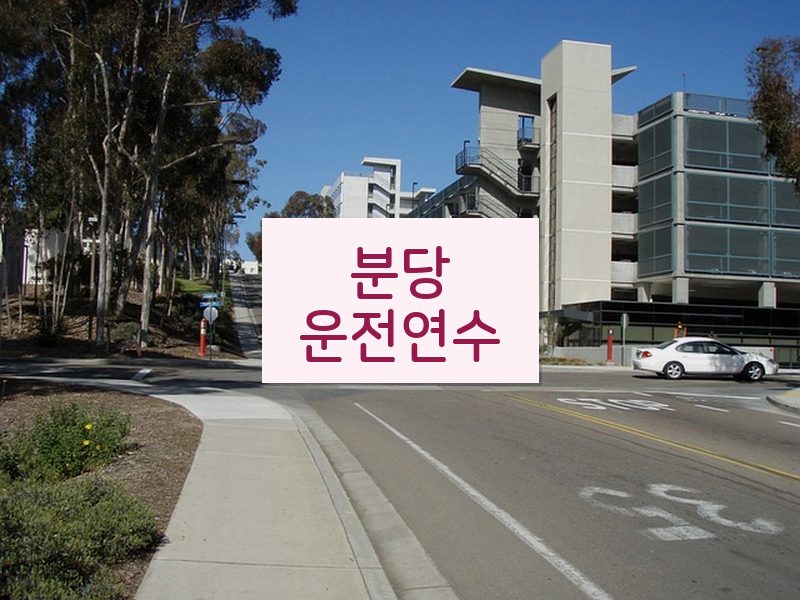분당운전연수 후기