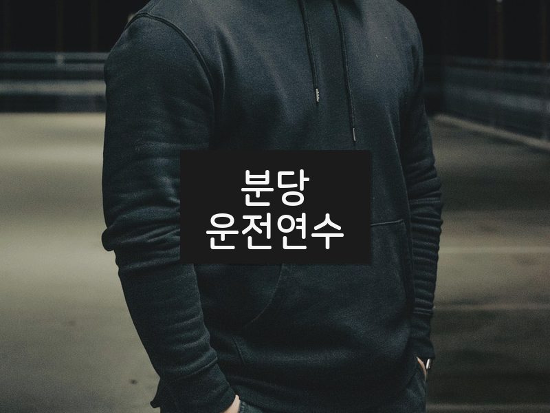 분당운전연수 후기