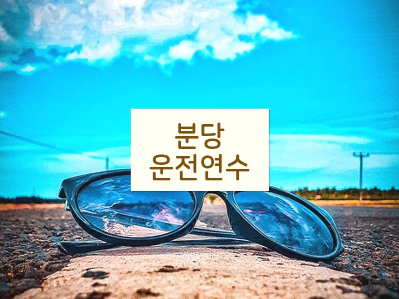 분당운전연수 후기