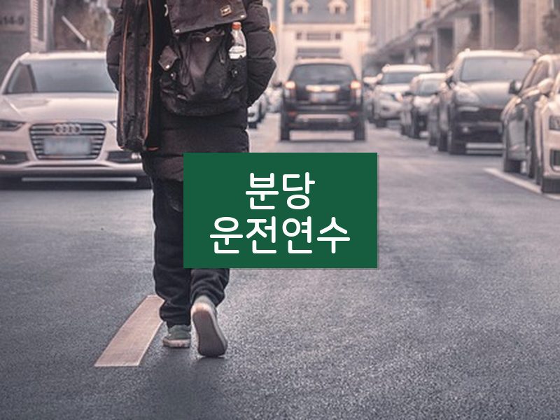 분당운전연수 후기