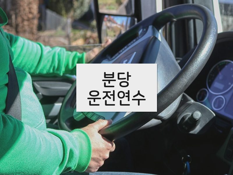 분당운전연수 후기
