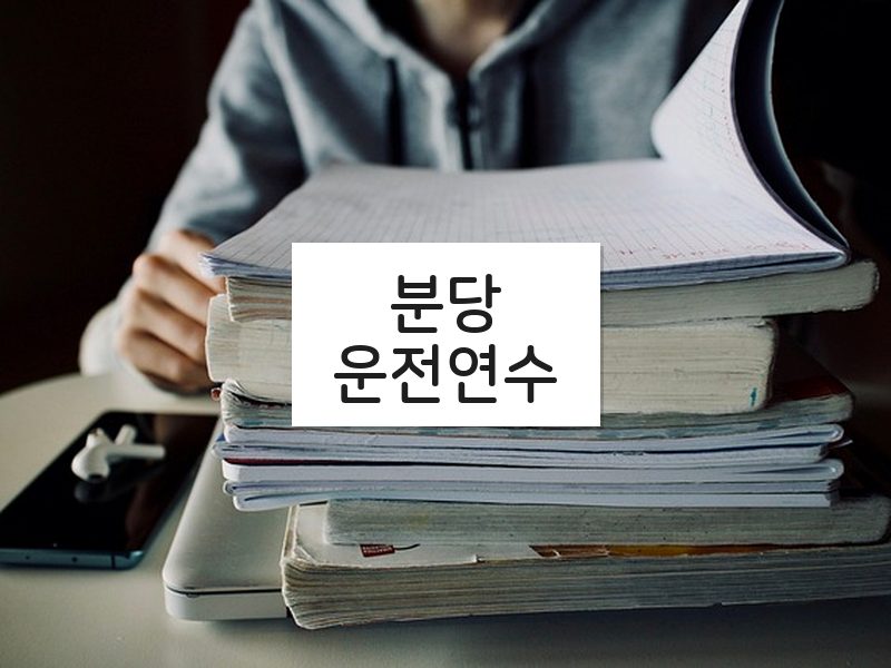 분당운전연수 후기