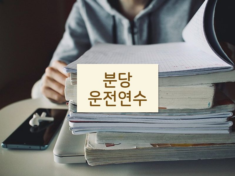 분당운전연수 후기
