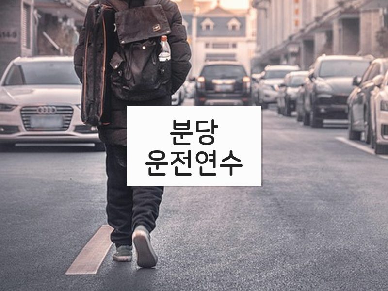 분당운전연수 후기