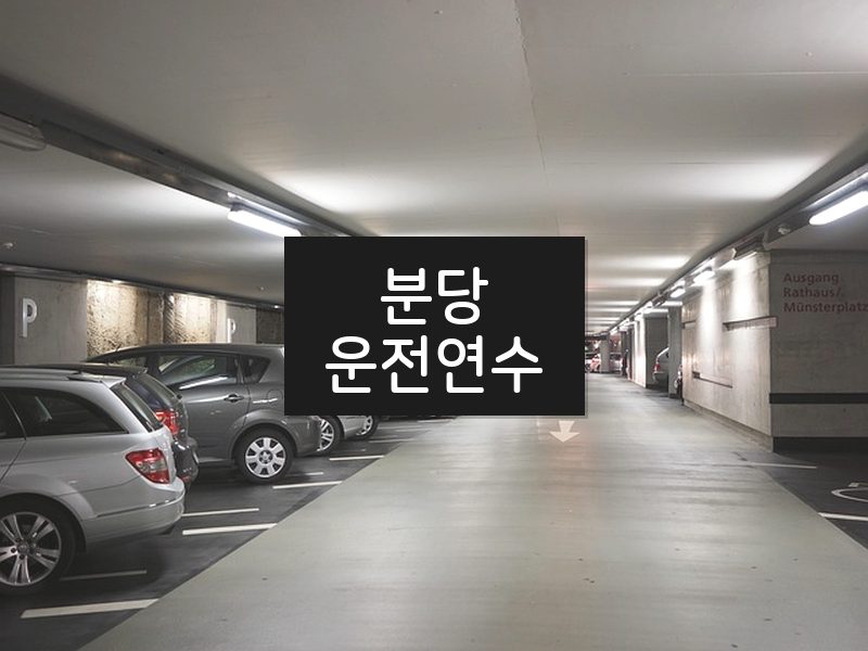 분당운전연수 후기