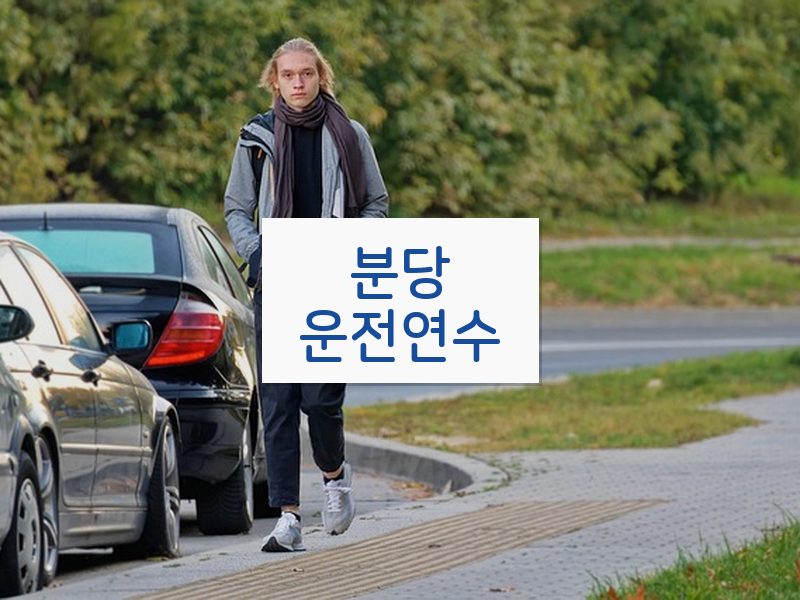 분당운전연수 후기
