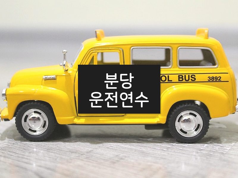 분당운전연수 후기