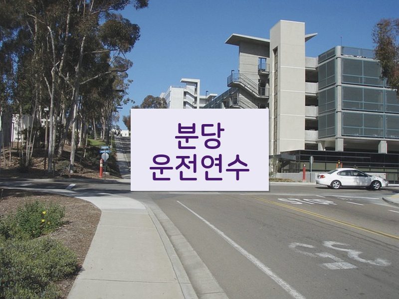 분당운전연수 후기