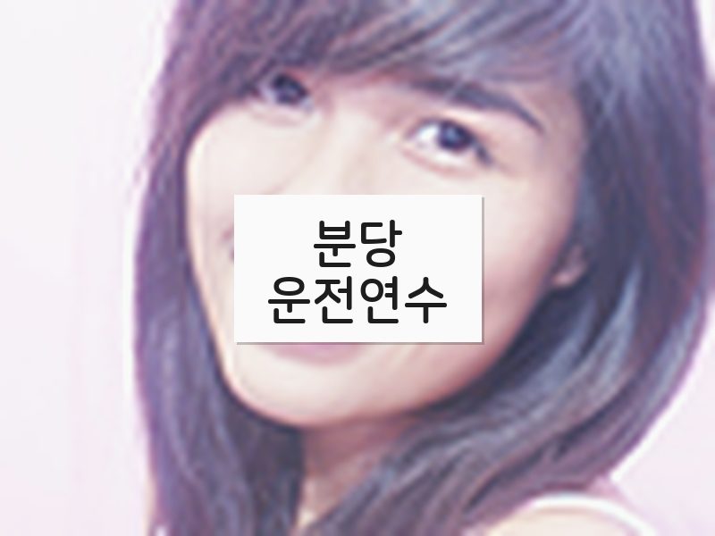 분당운전연수 후기