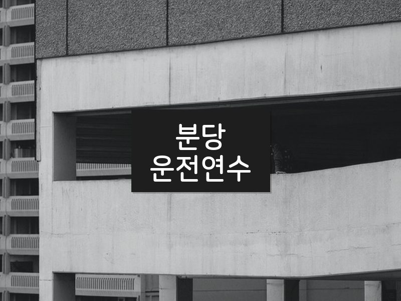 분당운전연수 후기