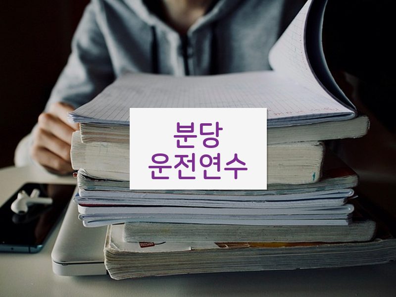 분당운전연수 후기