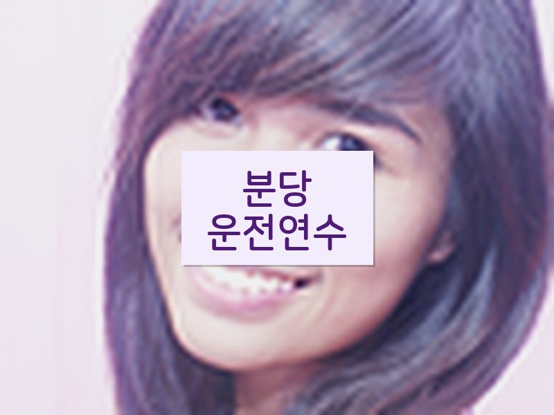 분당운전연수 후기