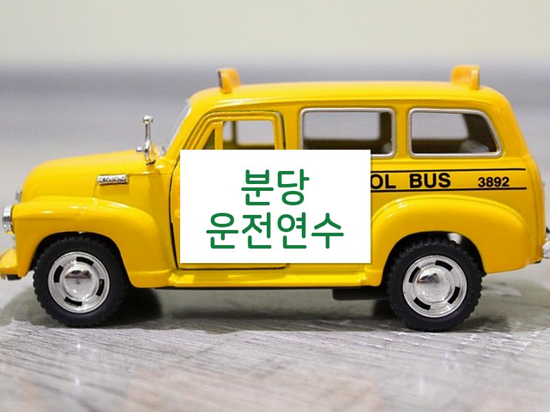 분당운전연수 후기